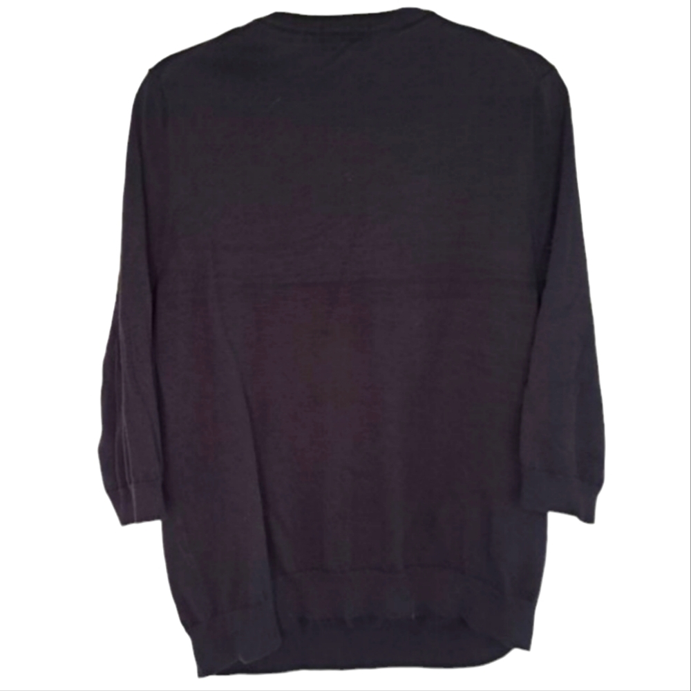 Lands' End Half Sleeve Supima Cotton Pullover Sweatshirt Plus Size 1X - Picture 2 of 5